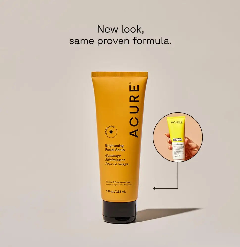 ACURE Facial Scrub Gommage visage illuminateur 118 ml