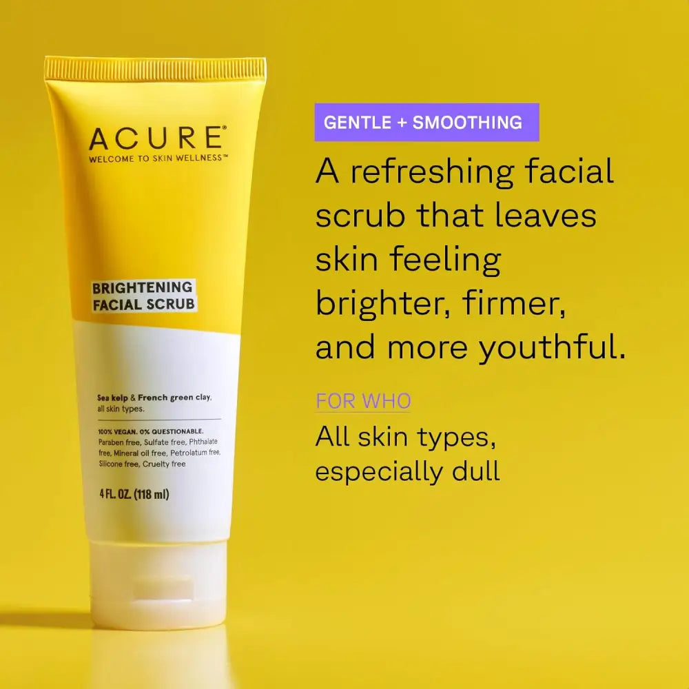 ACURE Facial Scrub Gommage visage illuminateur 118 ml