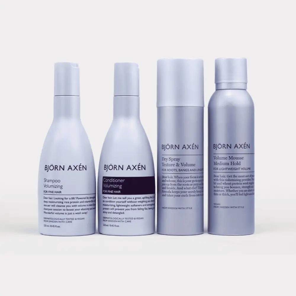 BJORN AXEN DUO Volumizing Shampoo + Conditioner Cheveux Fins 2x250ml
