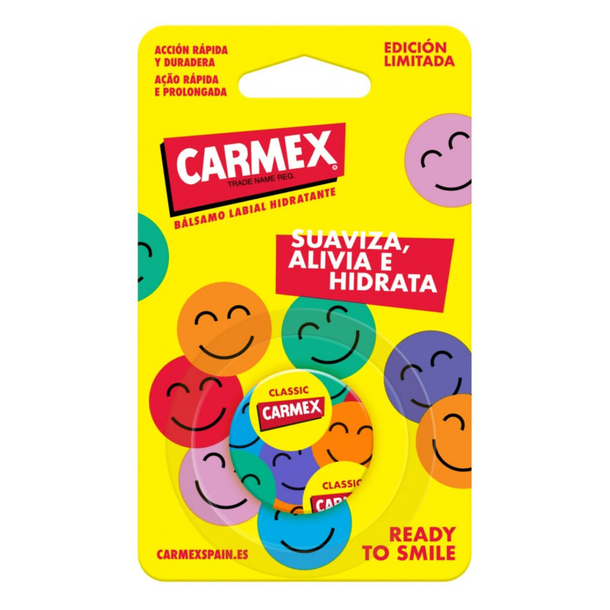 CARMEX - Baume Classique en Pot - réf Ready To Smile 7,5g