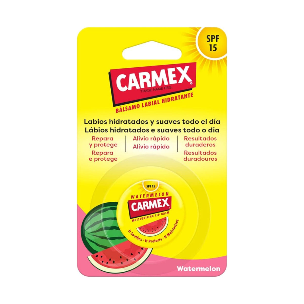 CARMEX - Baume Classique en Pot - réf Watermelon 7,5g