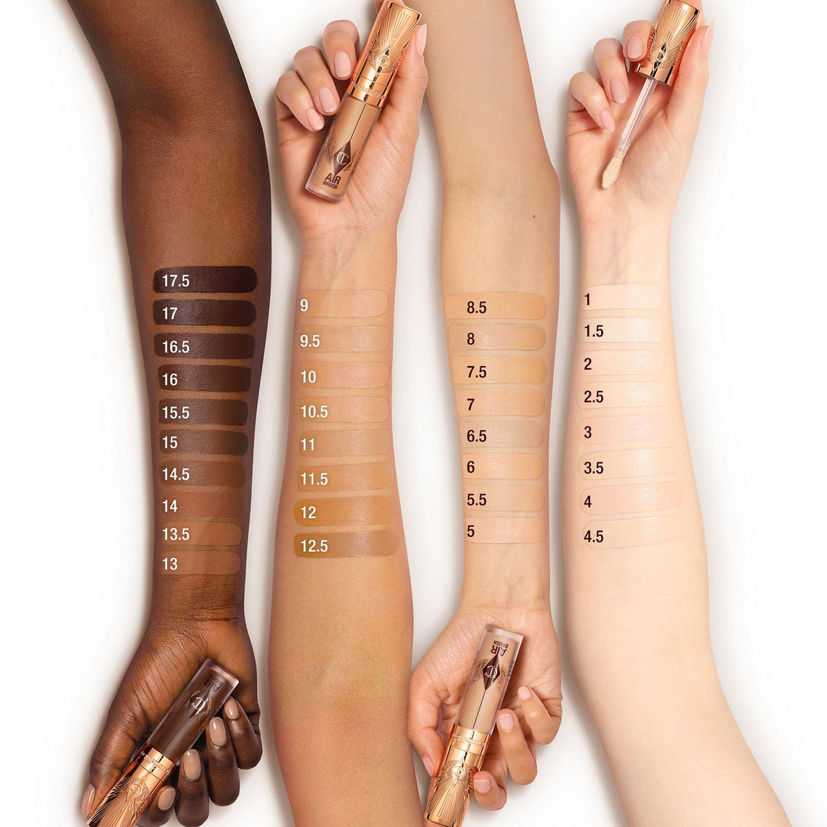 CHARLOTTE TILBURY -Airbrush Flawless Blur Concealer – Correcteur hydratant longue durée- Réf 3,5 Fair / clair