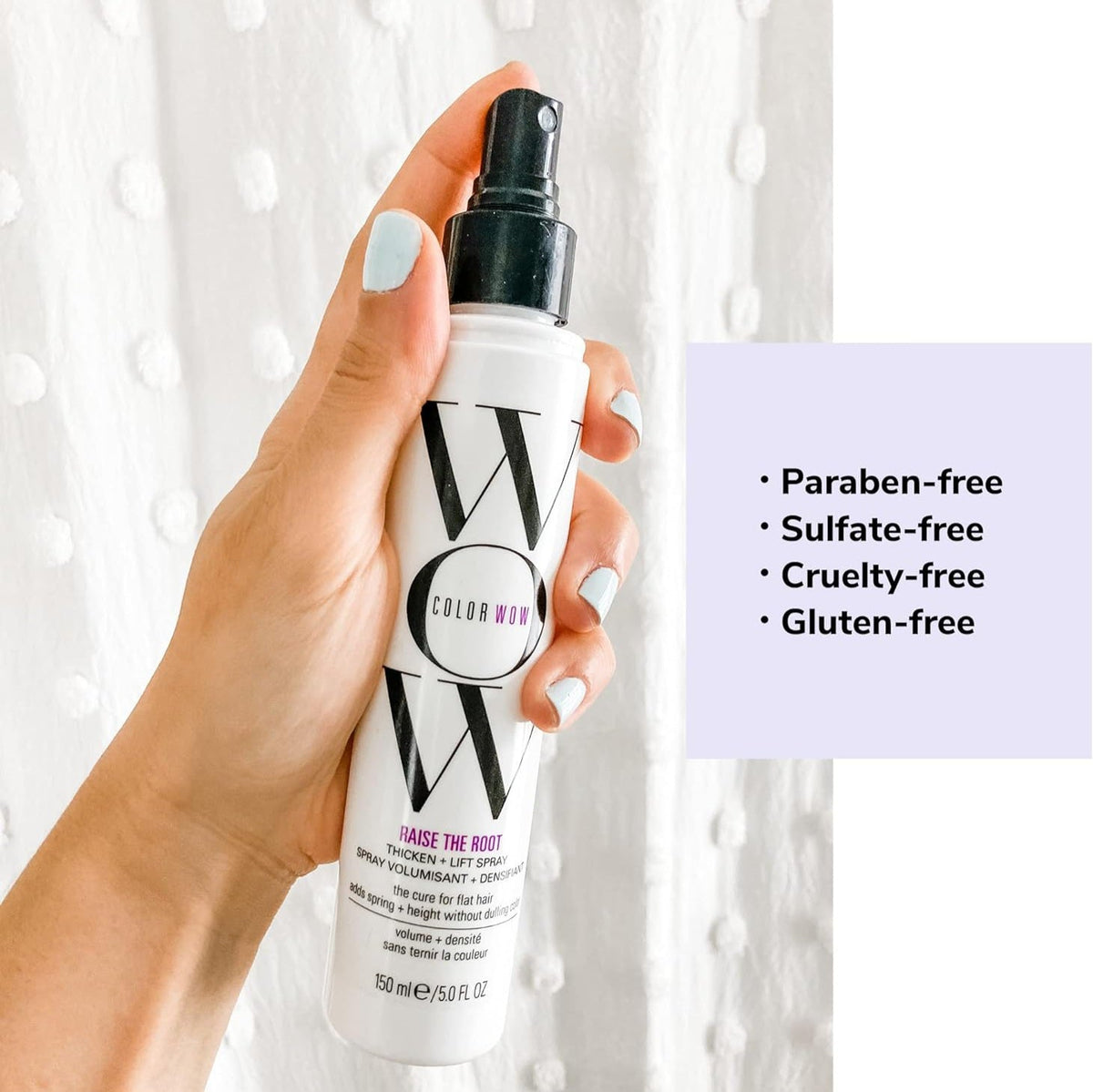 COLOR WOW - Raise the Root Thicken and Lift Spray, Laque Épaississant et Soulevant - 150ml