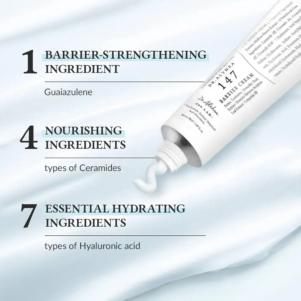 Dr ALTHEA 147 Barrier Cream Daily Skin Barrier Repair Care 50ml masques