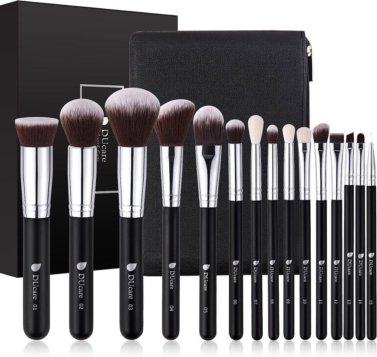 ducare-set-pro-brush-metalisees-noir15-pieces