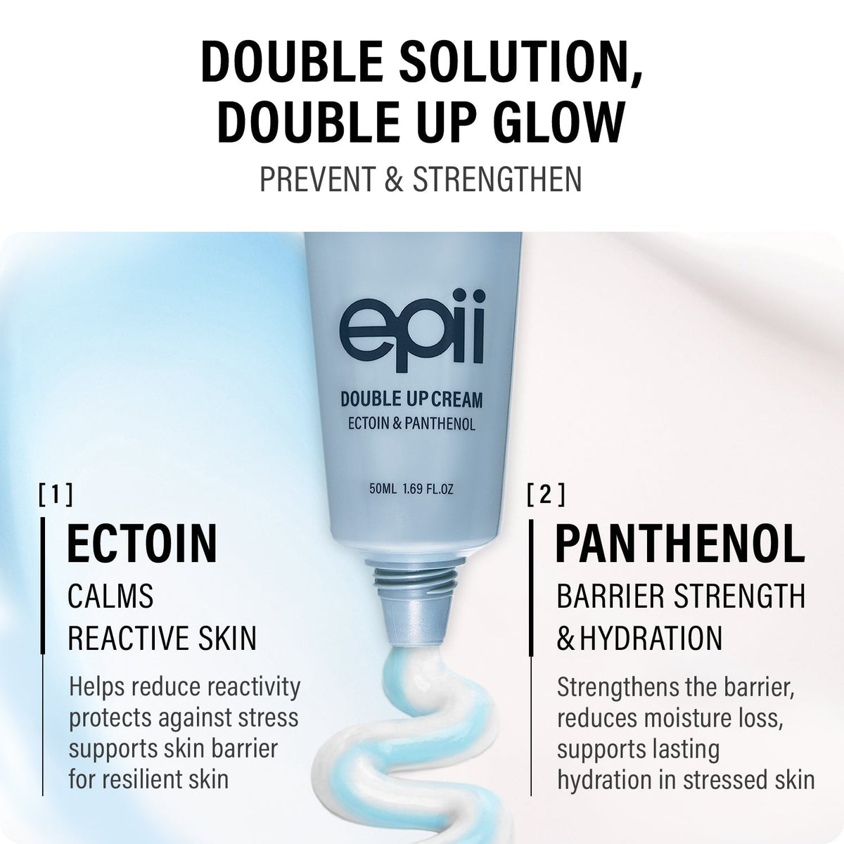 EPII - Double Up Cream ECTOIN & PANTHENOL - 50ml