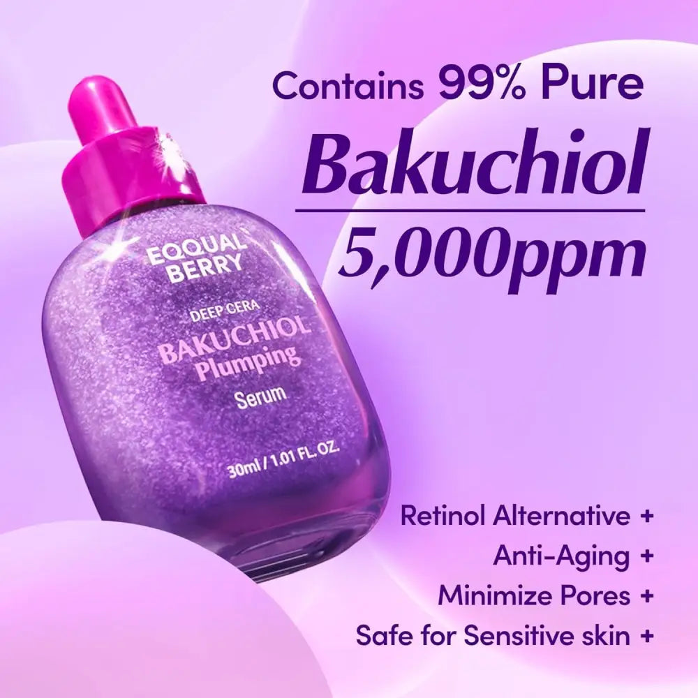 EQQUALBERRY – Bakuchiol Plumping Serum 30ml