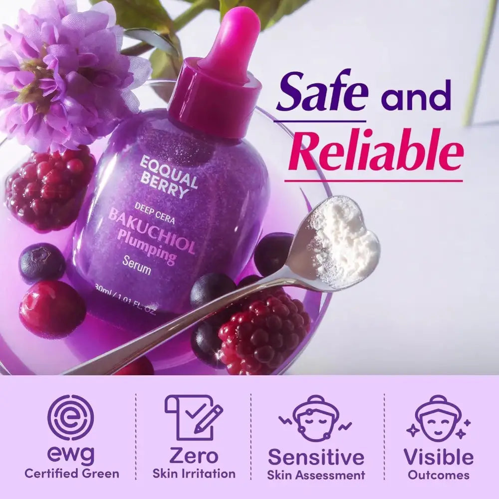 EQQUALBERRY – Bakuchiol Plumping Serum 30ml