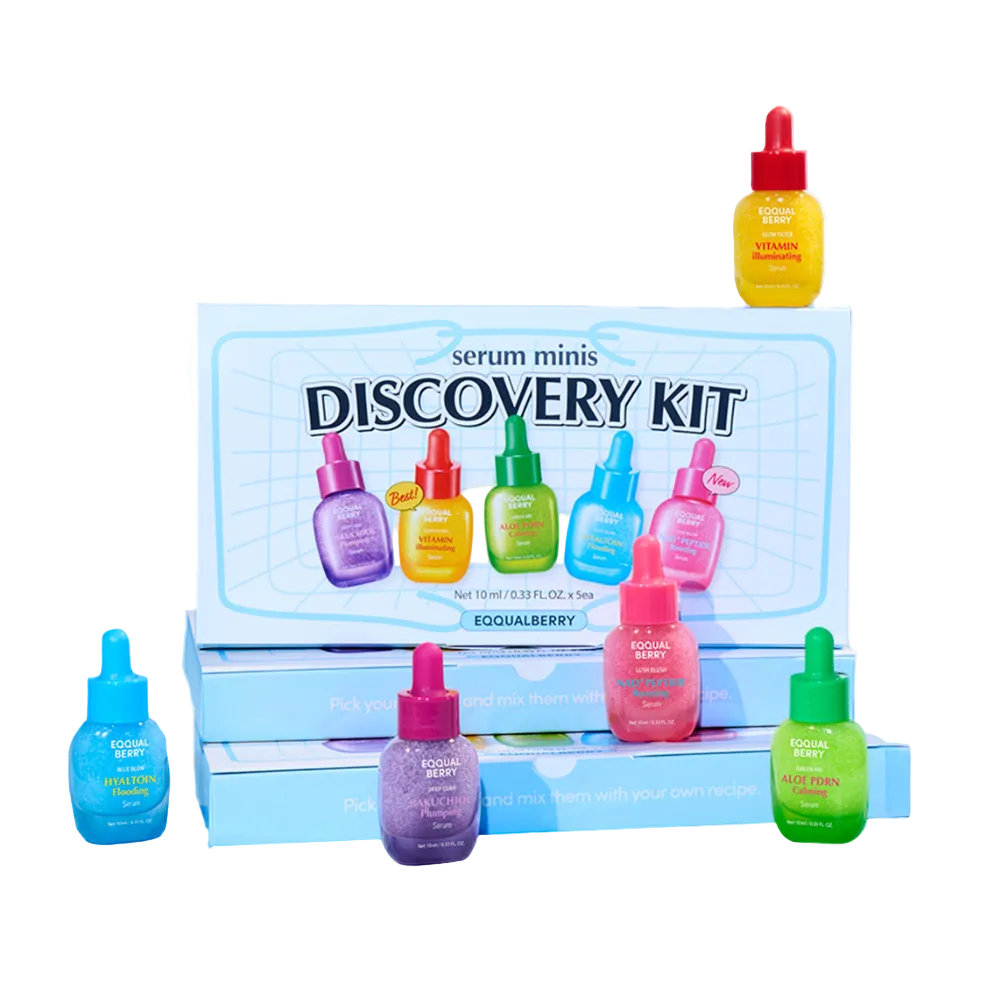 EQQUALBERRY – Minis Discovery Kit Serum ( 5×10ml )