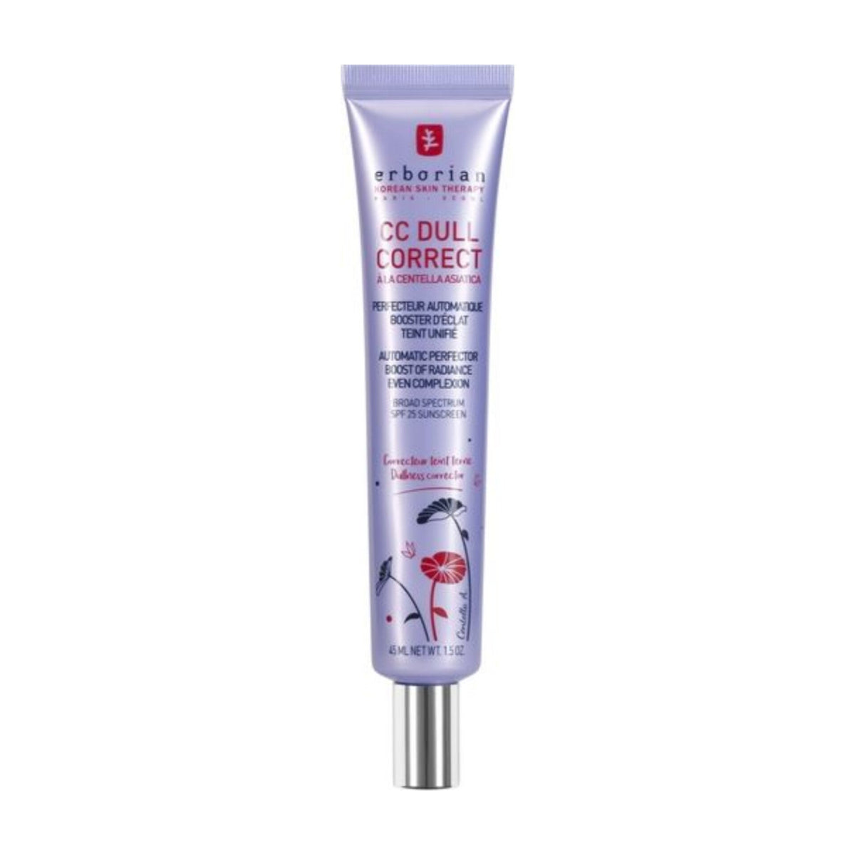 ERBORIAN - CC Dull Correct à la centella Asiatica SPF25 - 45ml