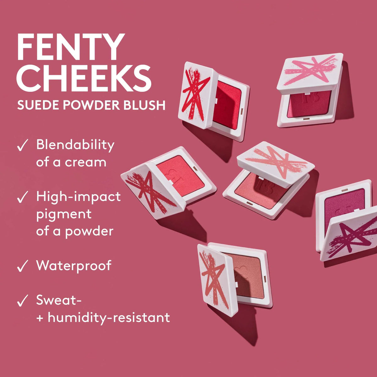 FENTY Beauty - Fenty Cheeks Suede Powder Blush - réf 08 Wattabrat - 4g