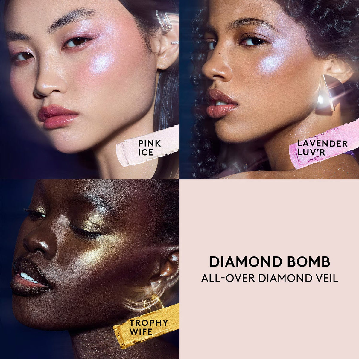 FENTY Beauty - Diamond Bomb All-Over Highlighter - réf Lavender Luv'r (8g)