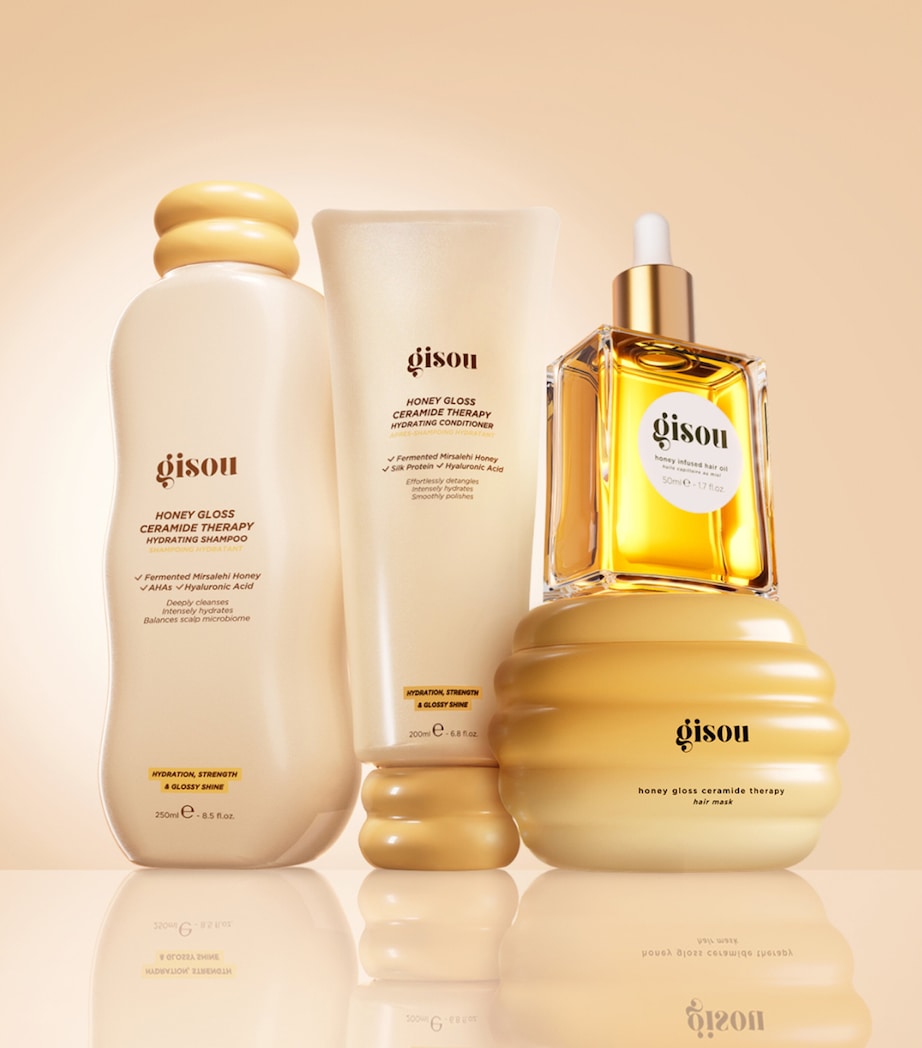 GISOU - DUO Honey Gloss Ceramide Cleanse Shampoo 250ml + Conditioner 200ml