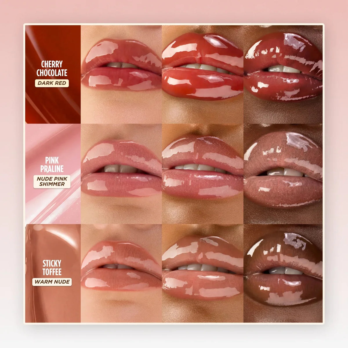 GISOU - Honey Infused Lip Oil - réf Pink Praline