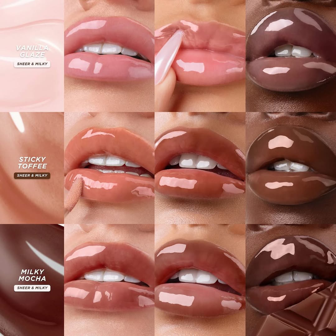 GISOU - Honey Infused Lip Oil - réf Sticky Toffee