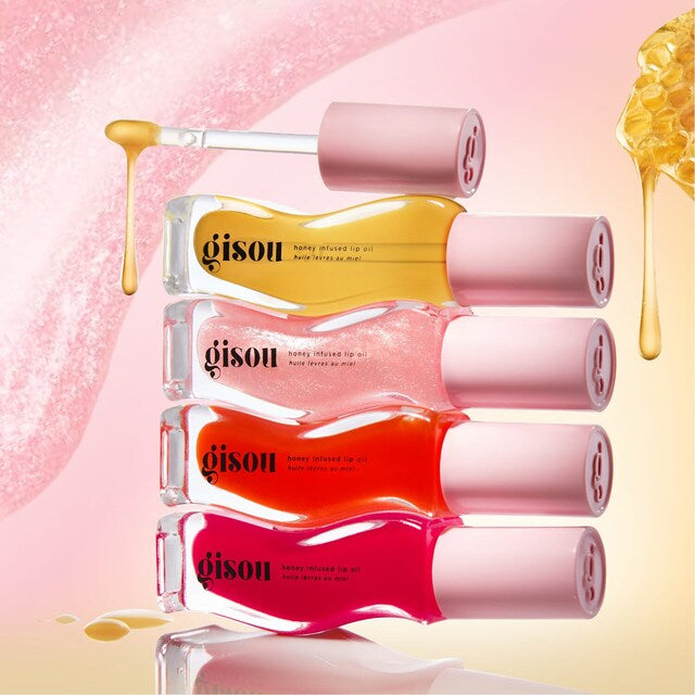 GISOU - Honey Infused Lip Oil - réf Watermelon Sugar