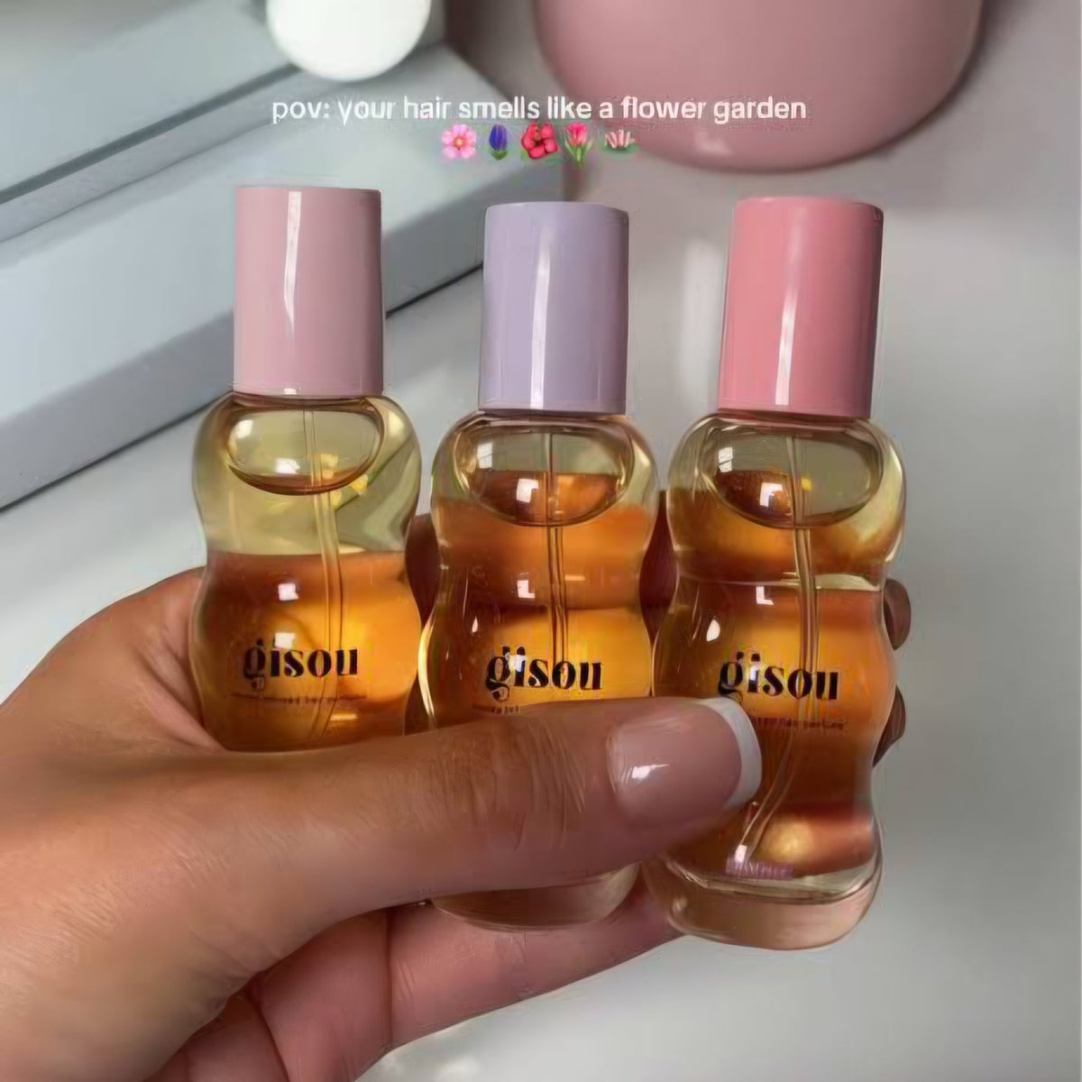 GISOU - MINI Honey Infused Hair Perfume Floral Edition - réf Lavender Berry 15ml