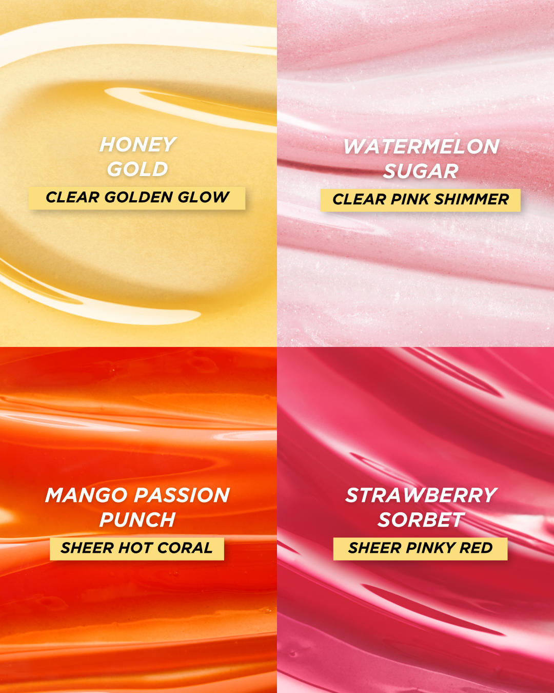 GISOU - Nouvelle Formule - Honey Infused Lip Oil - Huile A Lèvres au Miel - réf Honey Gold 8ml