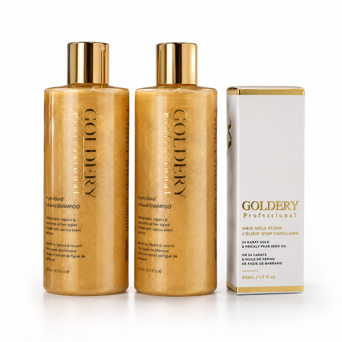 GOLDERY - Kit Goldery Professional - Hair Repair Treatment Kit ( 3pcs )