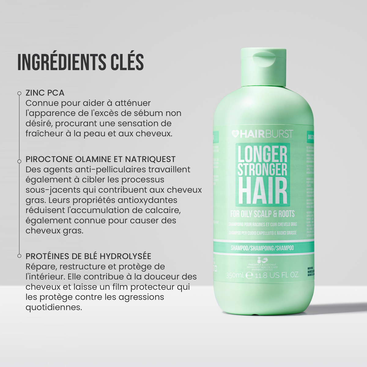 HAIRBURST - Conditioner Pour Cheveux Gras - 350ml