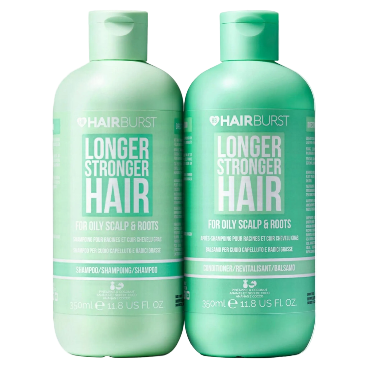 HAIRBURST - Shampoing + Conditoner Pour Cheveux Gras - 2x350ml