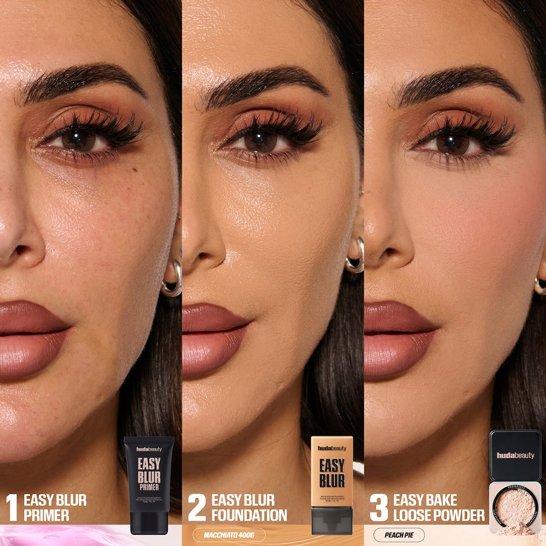 HUDA BEAUTY - Easy Bake Loose Baking & Setting Powder - Poudre Libre - réf Peach Pie