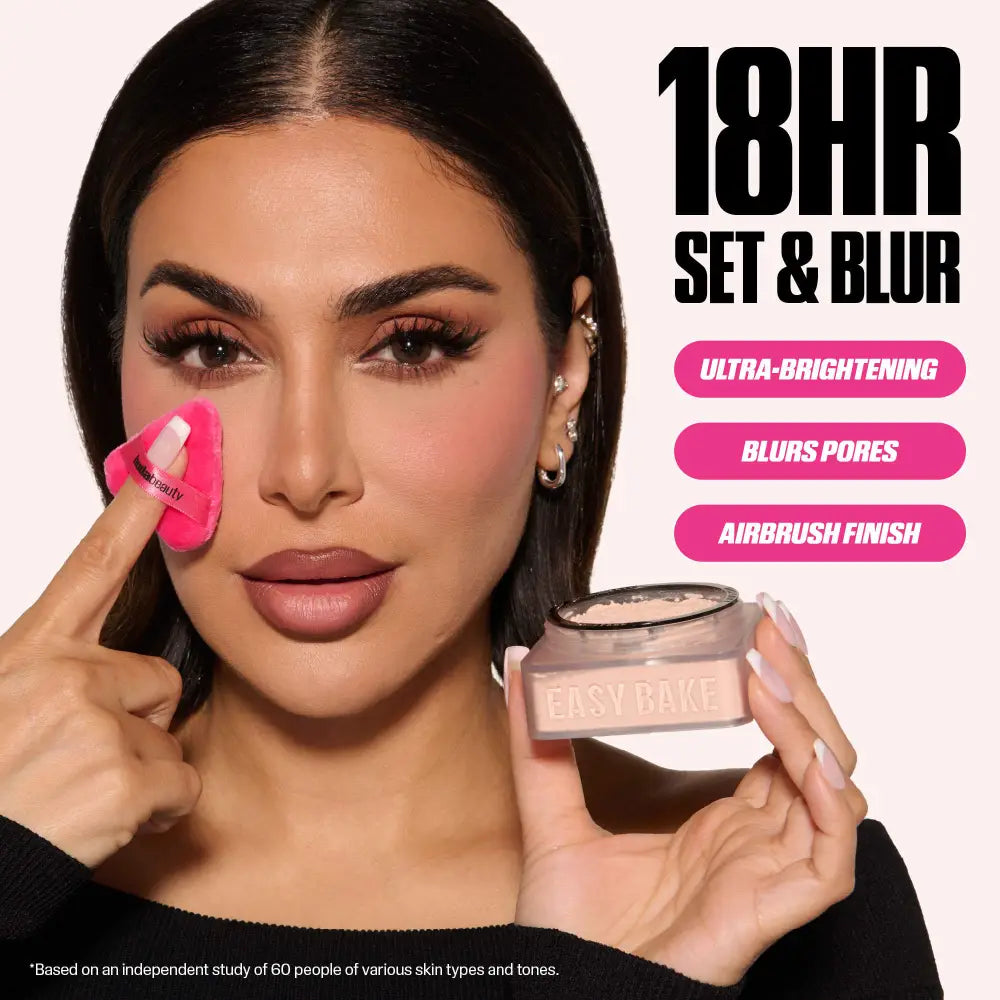 HUDA BEAUTY - MINI LOOSE POWDER - Cherry Blossom Cake Powder Highlighter