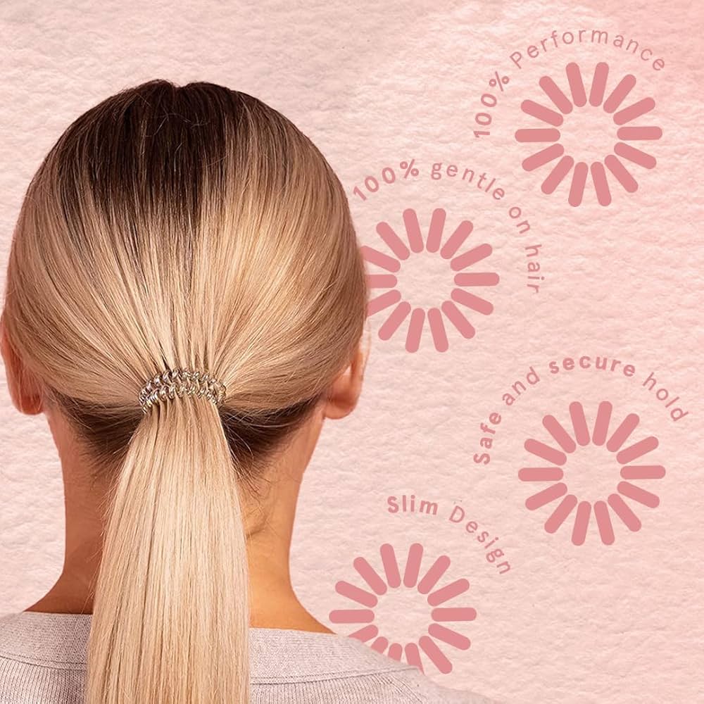 INVISIBOBBLE - Spirale à Cheuveux Élégante Slim - True Black ( 3pcs )