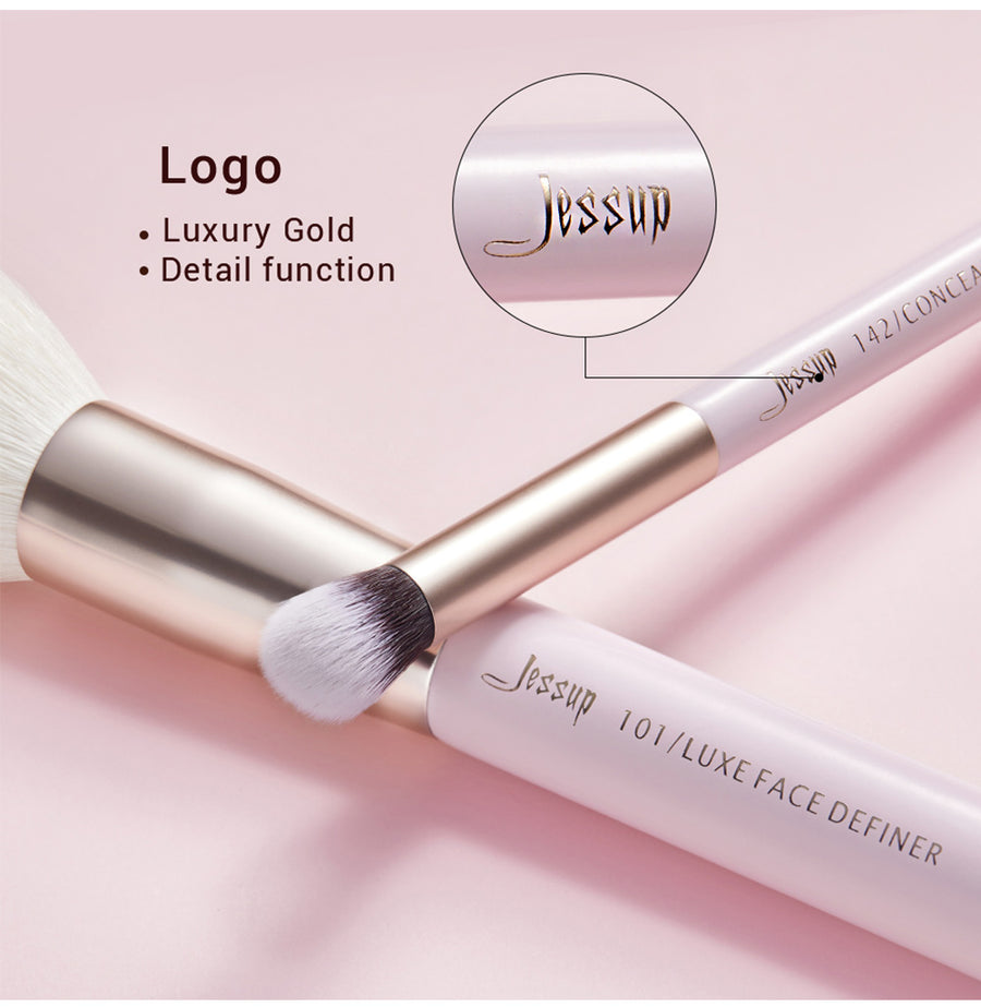 JESSUP - 15pcs Blushing Bride/Golden Brush kit Premium