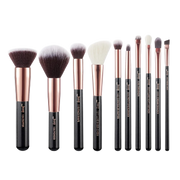JESSUP - Ensemble 10pcs de Pinceaux Noir/ Rose Gold