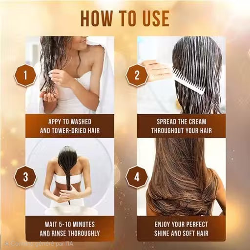 KARSEELL - Maca Essence Repair Collagen Hair Mask cheveux secs et abîmés - 500ml