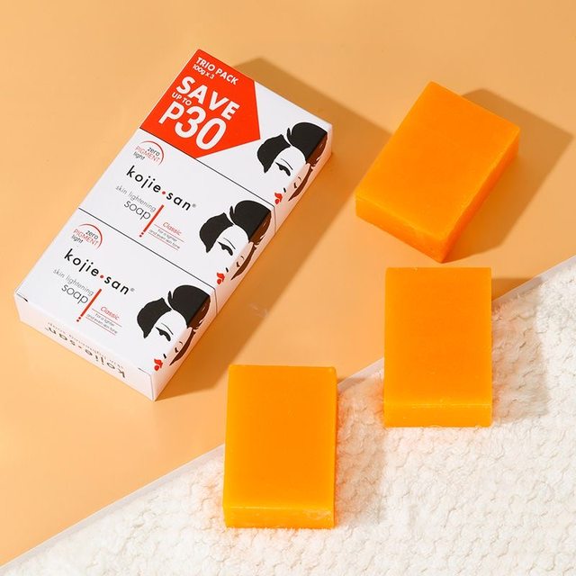Kojie San - Pack Trio Savon de beauté éclaircissant faciale original - 135g x 3