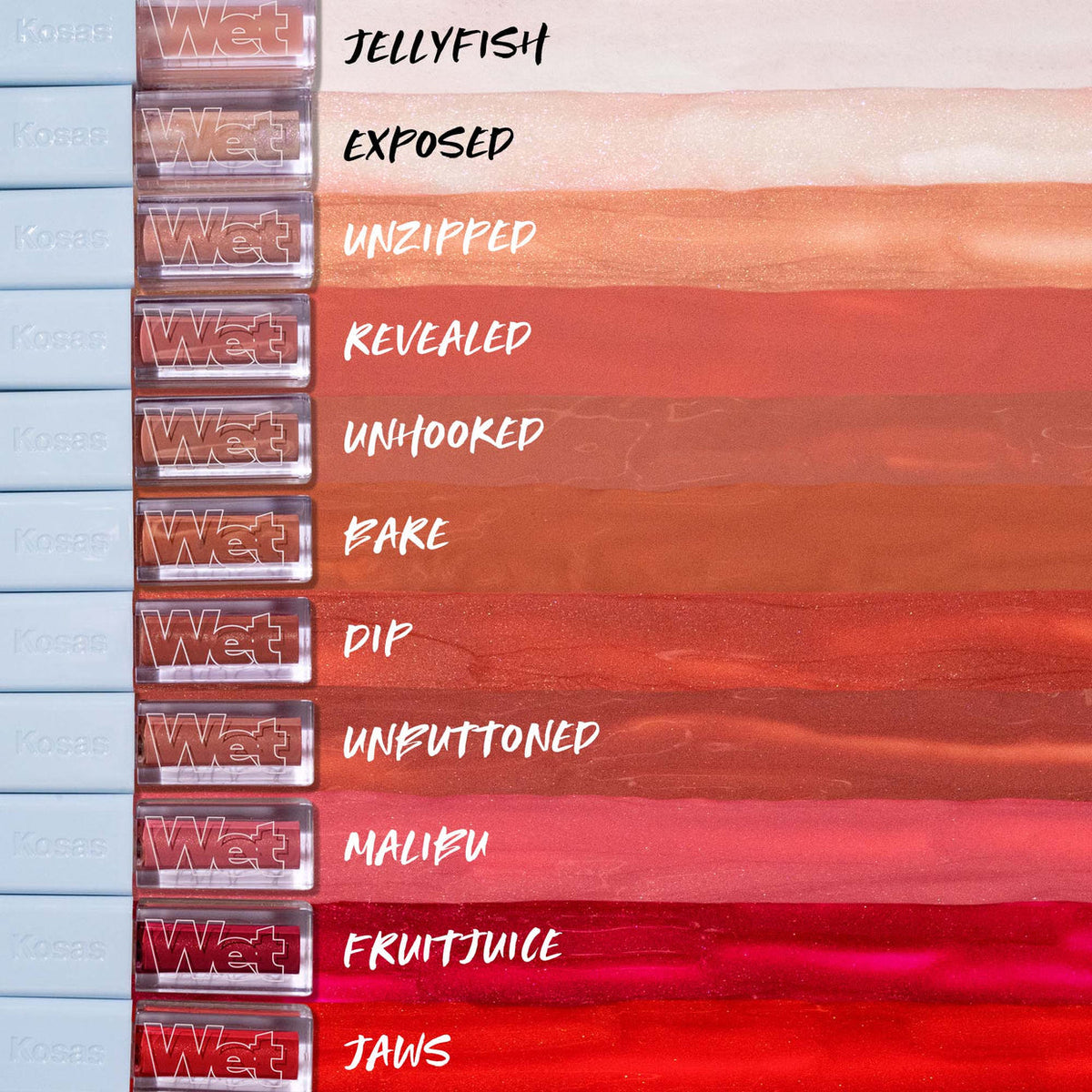 KOSAS - Wet Lip Oil - réf Fruitjuice
