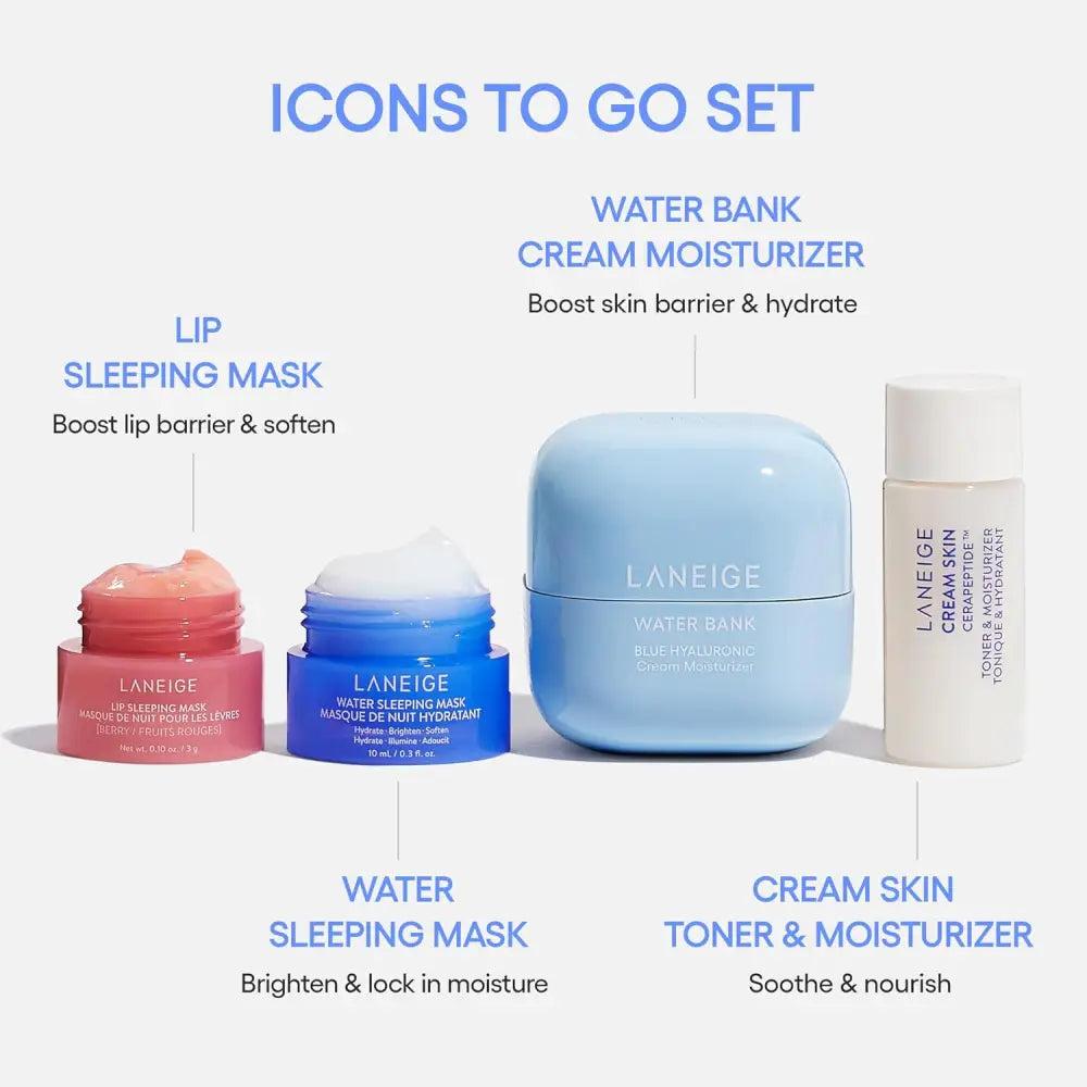LANEIGE - Icons To Go Set (4pcs Mini) KIT