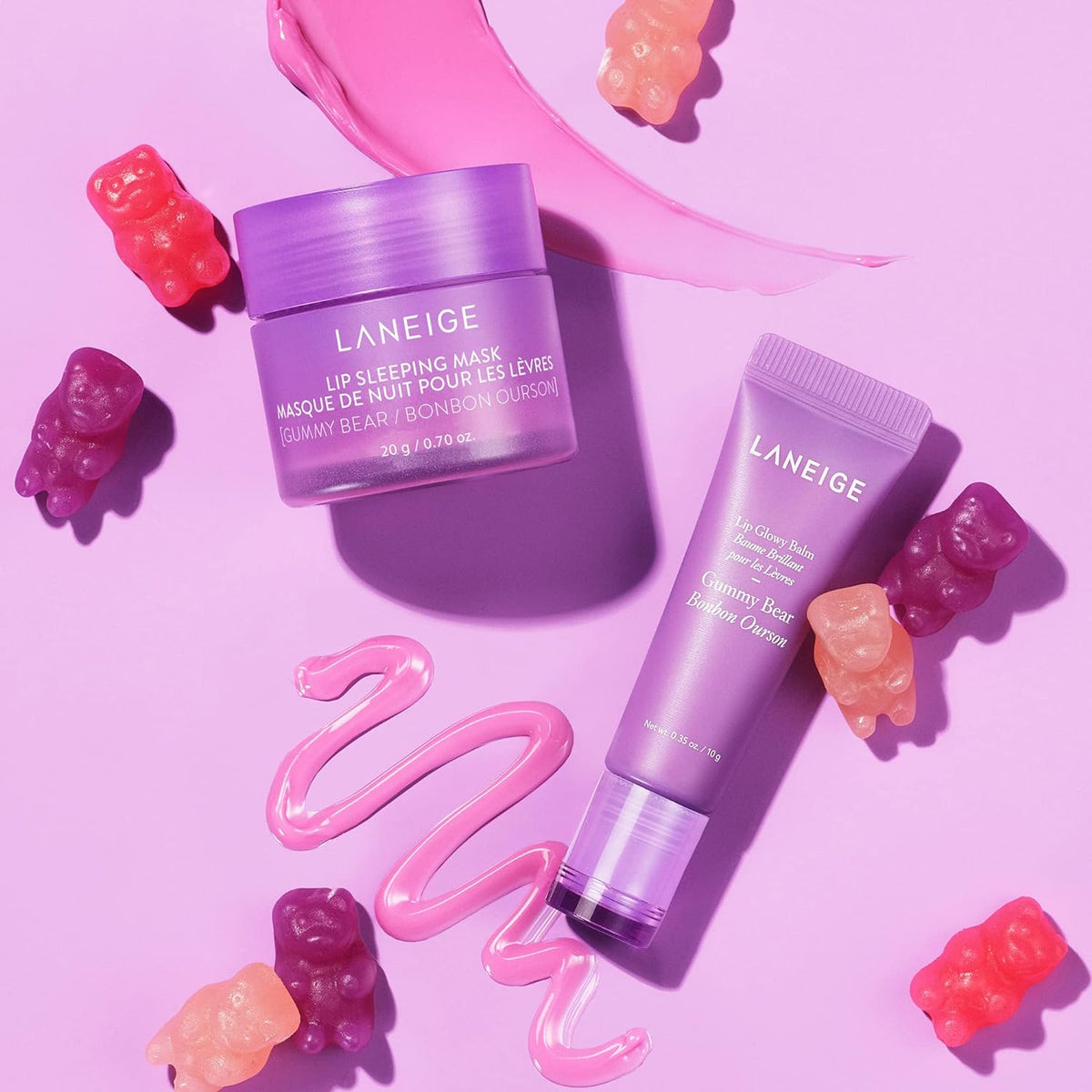 LANEIGE - Lip Glowy Balm Baume à lèvres brillant - réf Gummy Bear