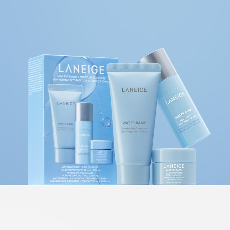 LANEIGE - Mini But Mighty Moisture - Coffret Minis Routine Soin Hydratant Visage ( 3pcs )