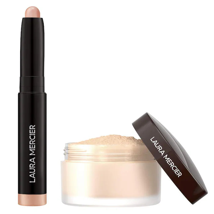 LAURA MERCIER - Mini Artistry Icons Loose Powder and Eyeshadow Set ( 2pcs )