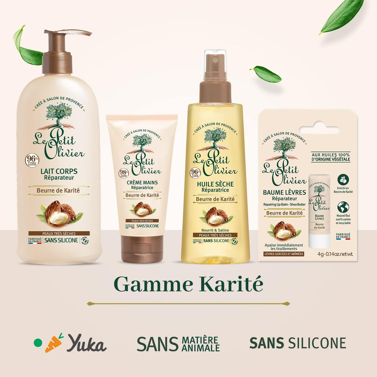 LE PETIT OLIVIER - Lait de Corps Réparateur Beurre de Karité - 250ml