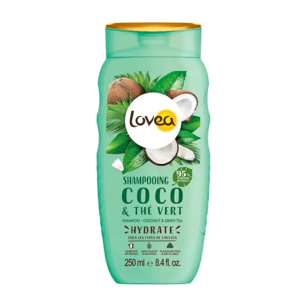LOVEA - Duo Shampooing et Après Shampoing Coco & Thé Vert - Tous types de cheveux - 250ml primer