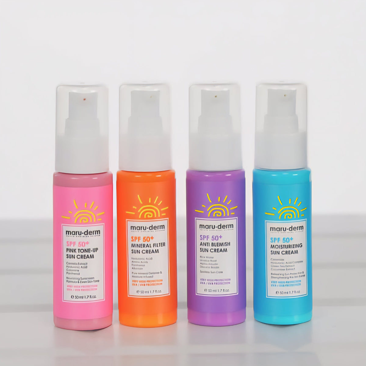 MARUDERM - Crème Solaire SPF 50+ Pink Tone-Up 50ml