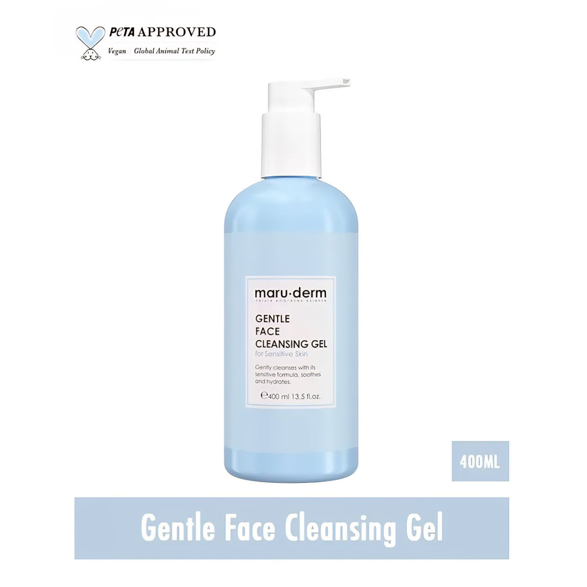MARUDERM - Gel Nettoyant Visage Peaux Sensibles - 400ml
