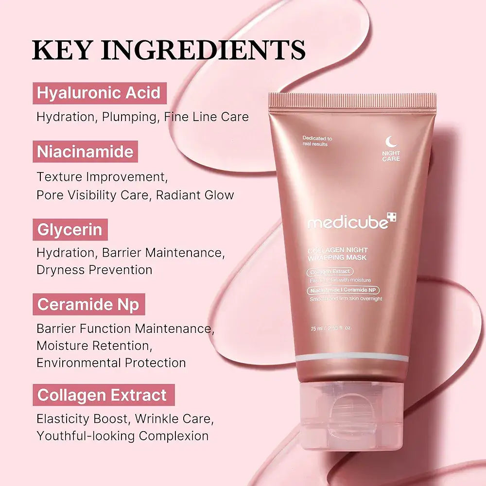 MEDICUBE Collagen Night Wrapping Mask 75ml masques