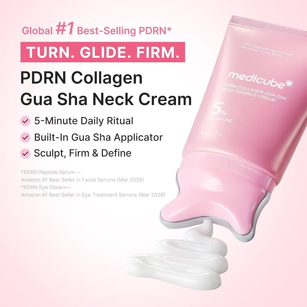 MEDICUBE -PDRN COLLAGEN GUA SHA NECK WRINKLE CREAM - 90g
