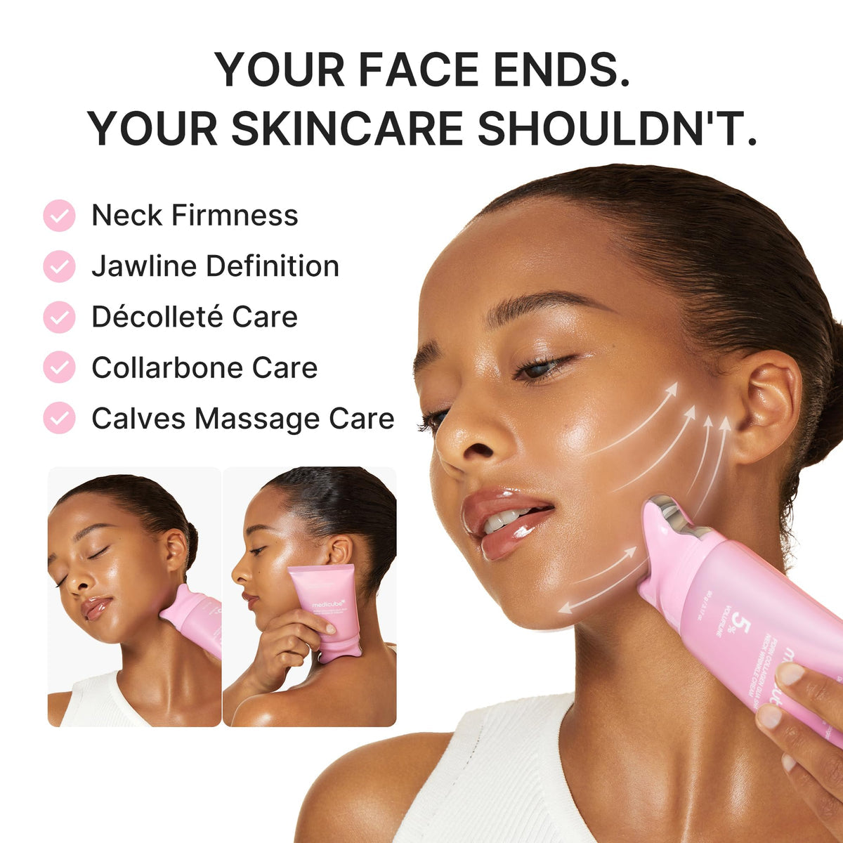 MEDICUBE -PDRN COLLAGEN GUA SHA NECK WRINKLE CREAM - 90g