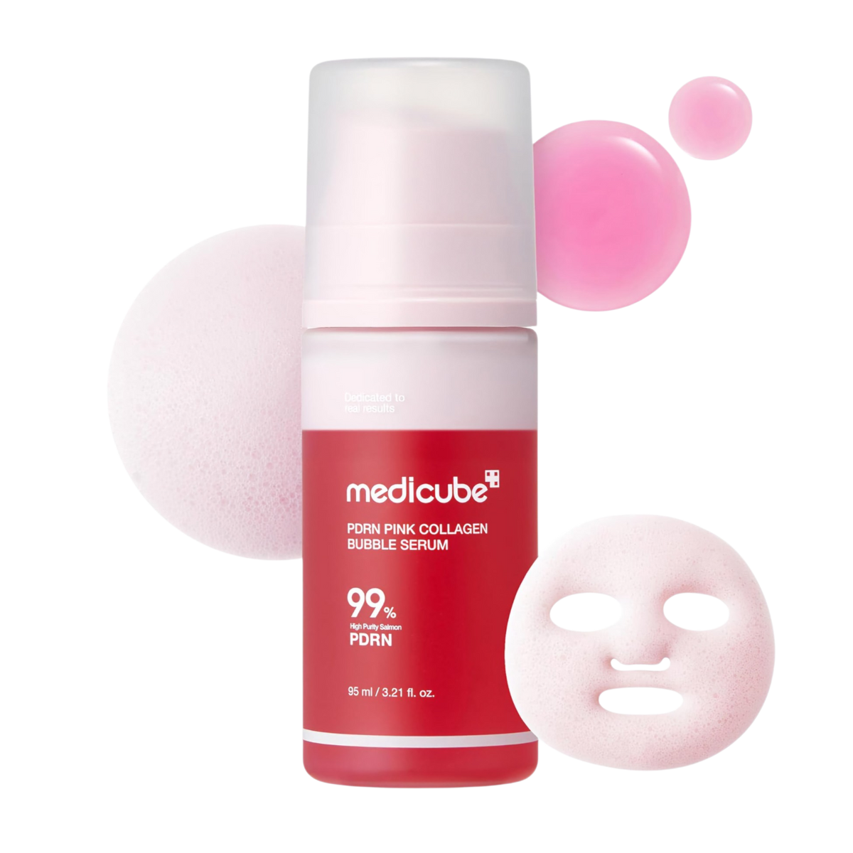 MEDICUBE - PDRN Pink Collagen Bubble Serum - 95ml