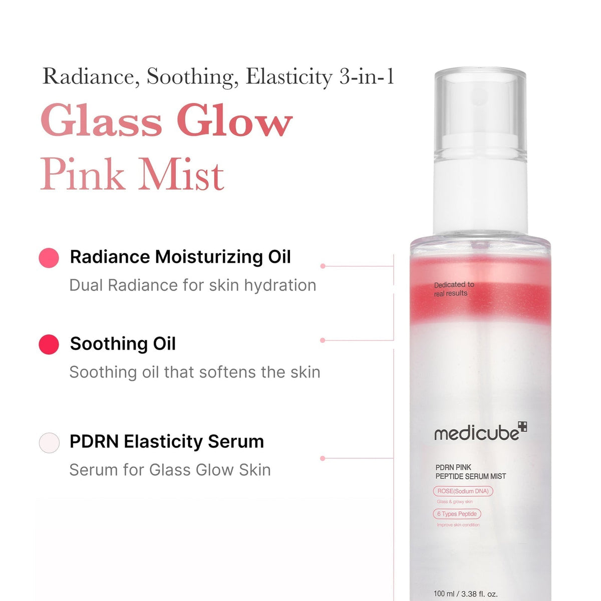 MEDICUBE - PDRN Pink Glutathione Serum Mist - 100ml