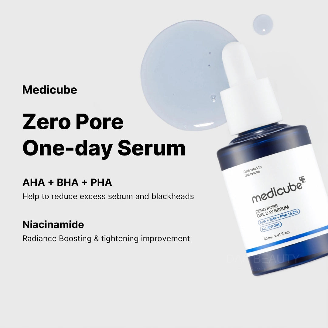 MEDICUBE - Zero Pore One Day Serum - Sérum exfoliant - 30ml