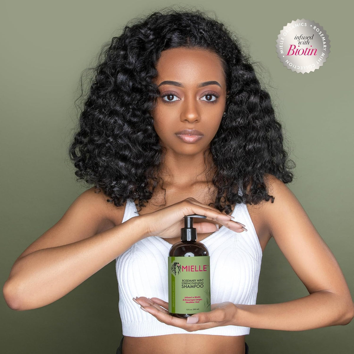MIELLE - DUO Rosemary Mint Strengthening Shampoo + Conditioner