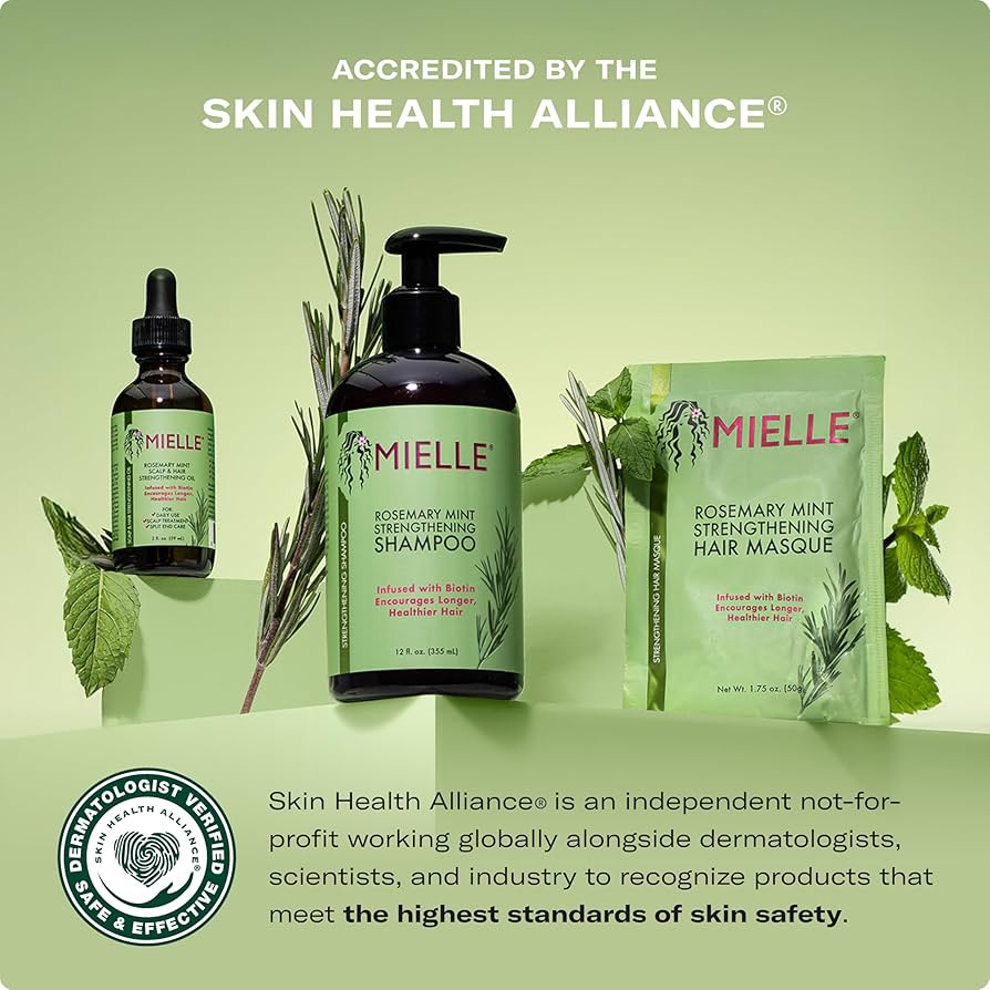 MIELLE - DUO Rosemary Mint Strengthening Shampoo + Conditioner