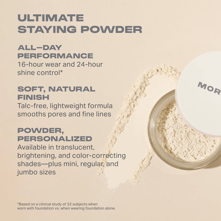 MORPHE - Bake and Set Setting Powder - réf Brightening Peach